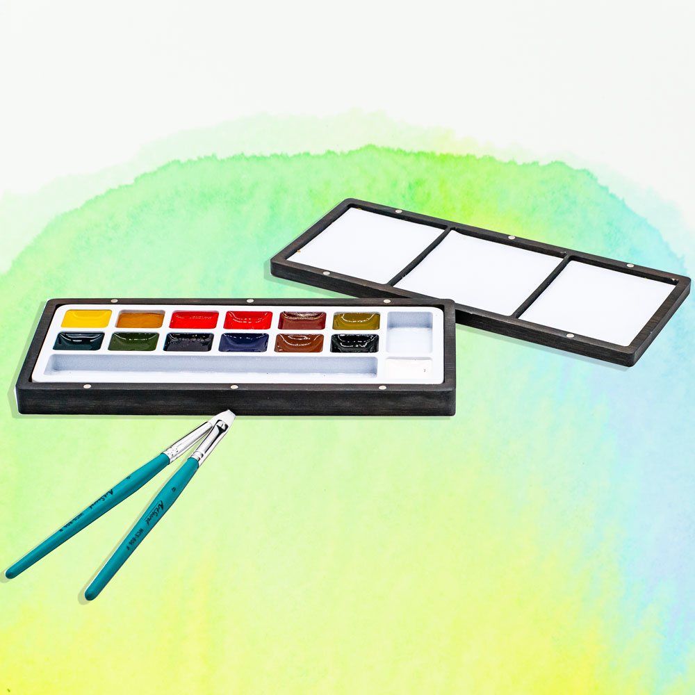 ArtSecret 13 Solid Watercolor  - огляд і ціна Watercolor Paint Set Solid Pigment