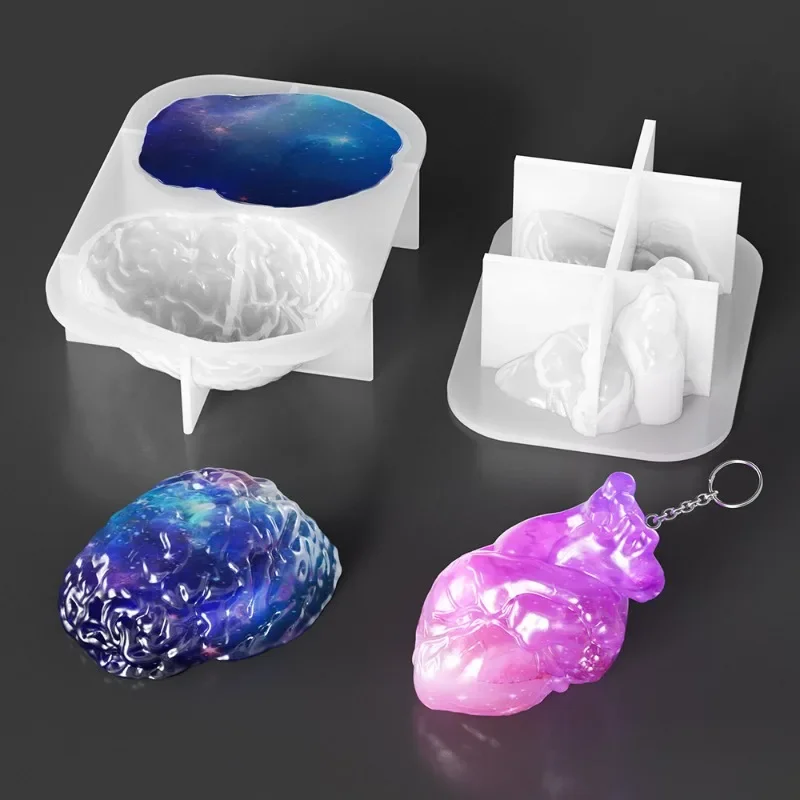Silicone Molds Set Human Organ - огляд і ціна Silicone Epoxy Resin Molds Set