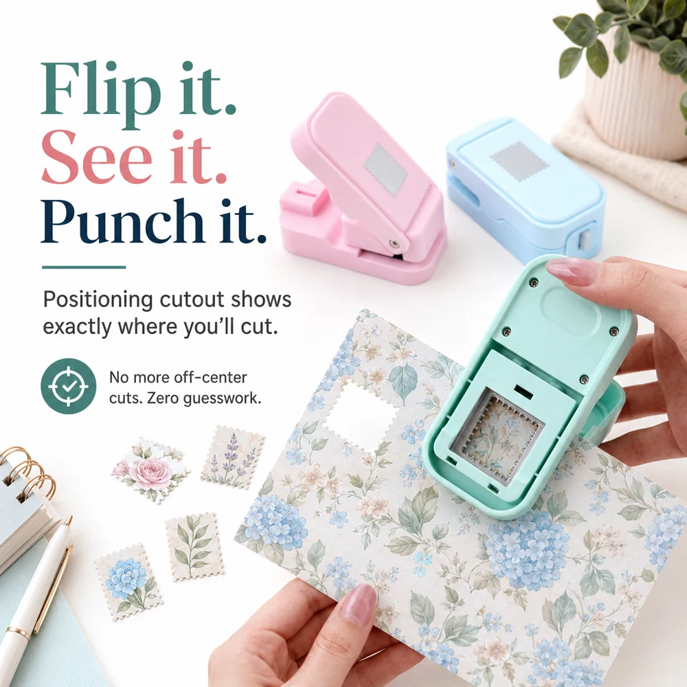 Postage Stamp Edge Paper Punch - огляд і ціна Scrapbooking