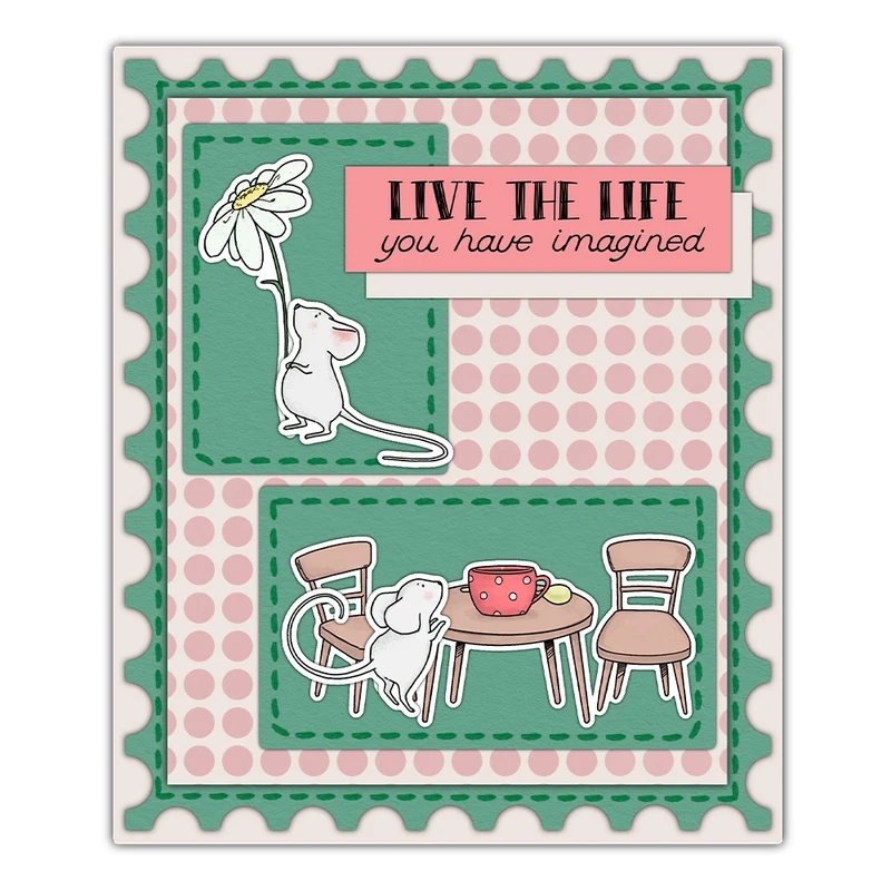 Suncraft Little Mouse & Kitche - огляд і ціна Clear Silicone Stamps For Card Making