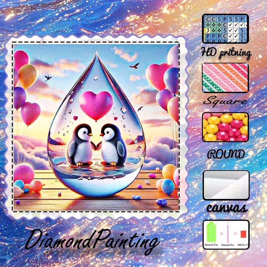 1 piece 5D DIY flocking cloth, - огляд і ціна 5D Diamond Painting Kit Full Drill