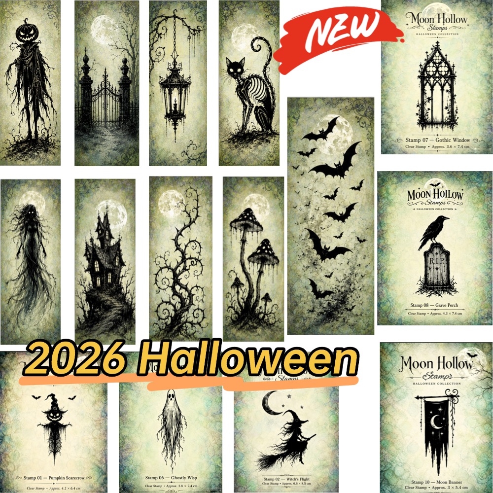 The Witch Riding a Broom Clear - огляд і ціна Clear Silicone Stamps For Card Making