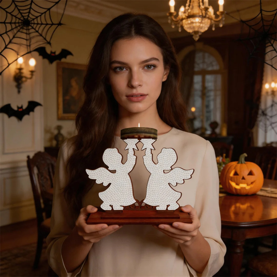kid candle holder Halloween ho - огляд і ціна Painting Supplies