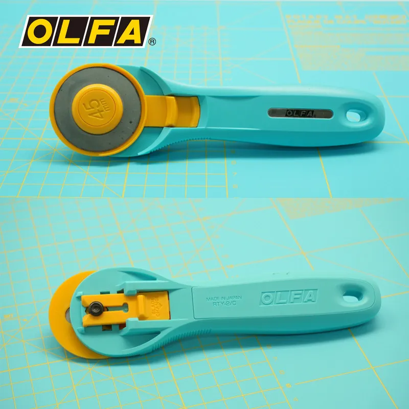 Olfa RTY-2/C 45mm Rotary Pinkl - огляд і ціна Rotary Cutter For Fabric 45Mm