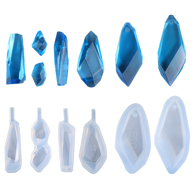 1/6/10pcs DIY Keychain Pendant - огляд і ціна Silicone Epoxy Resin Molds Set