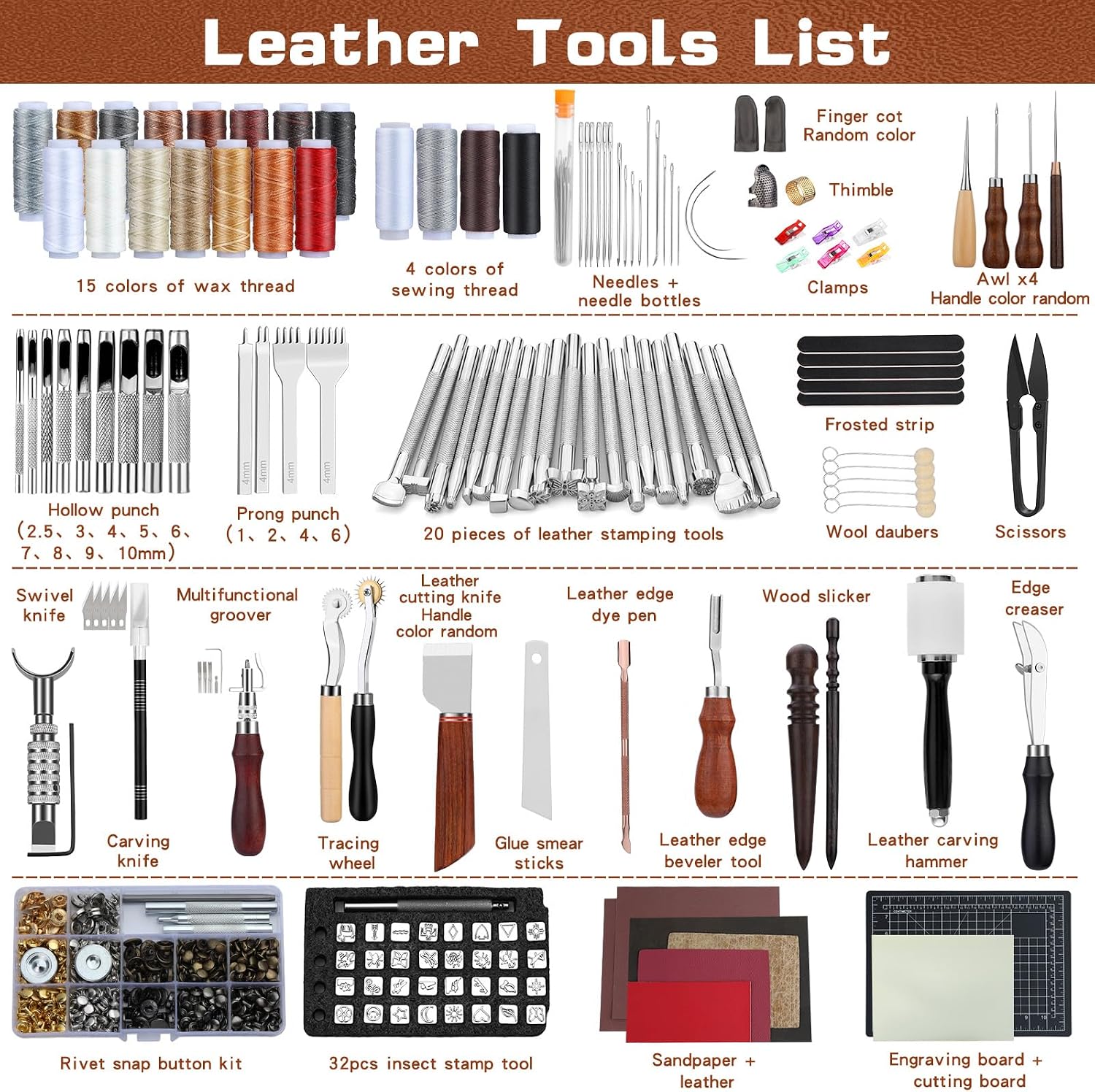 Leather Tooling Kit Leather Cr - огляд і ціна Craft Tools
