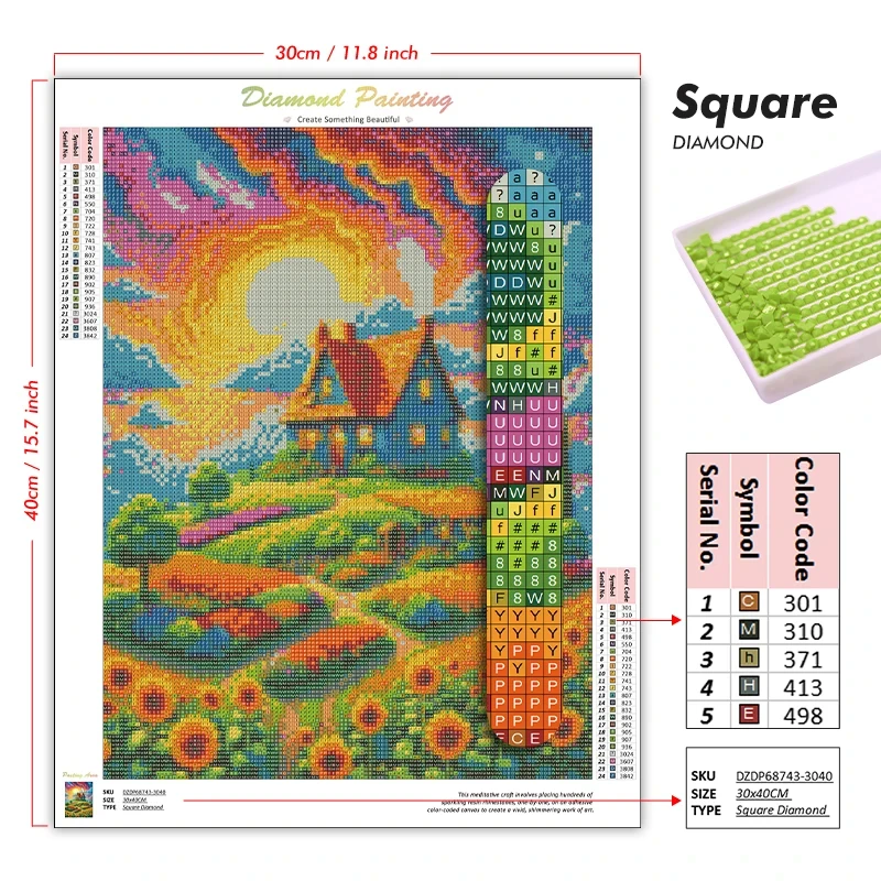 5D DIY Diamond Painting Kit Sa - огляд і ціна 5D Diamond Painting Kit Full Drill