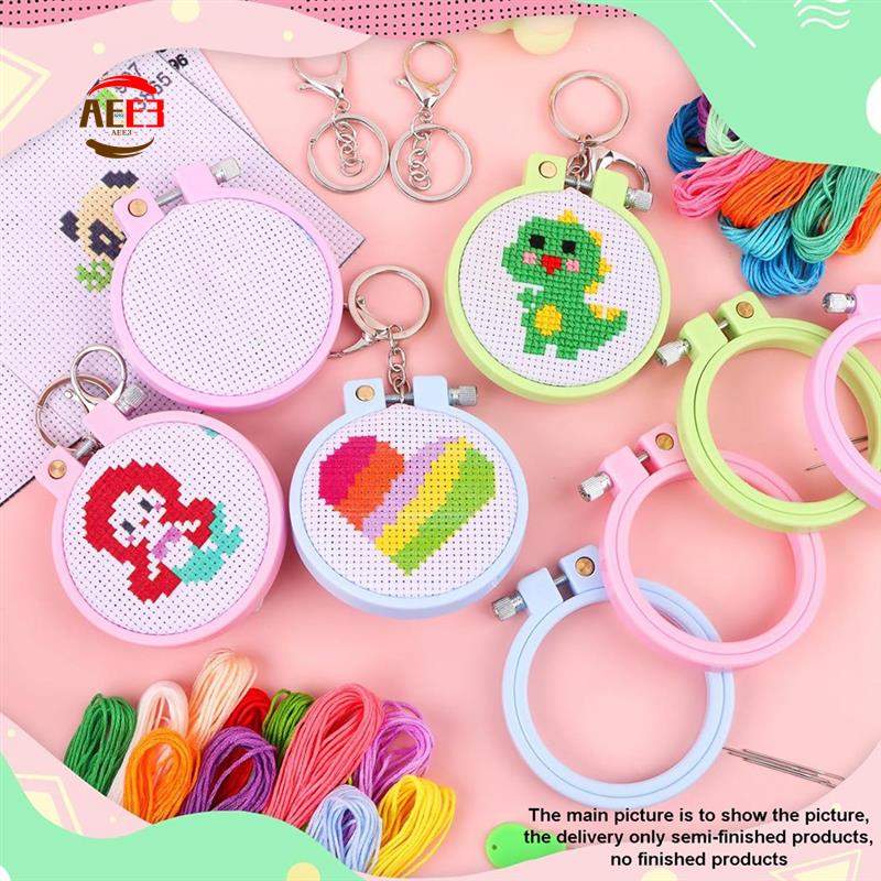 AEE3-6Pcs Stamped Cross Stitch - огляд і ціна Cross Stitch Stamped Kits Beginners