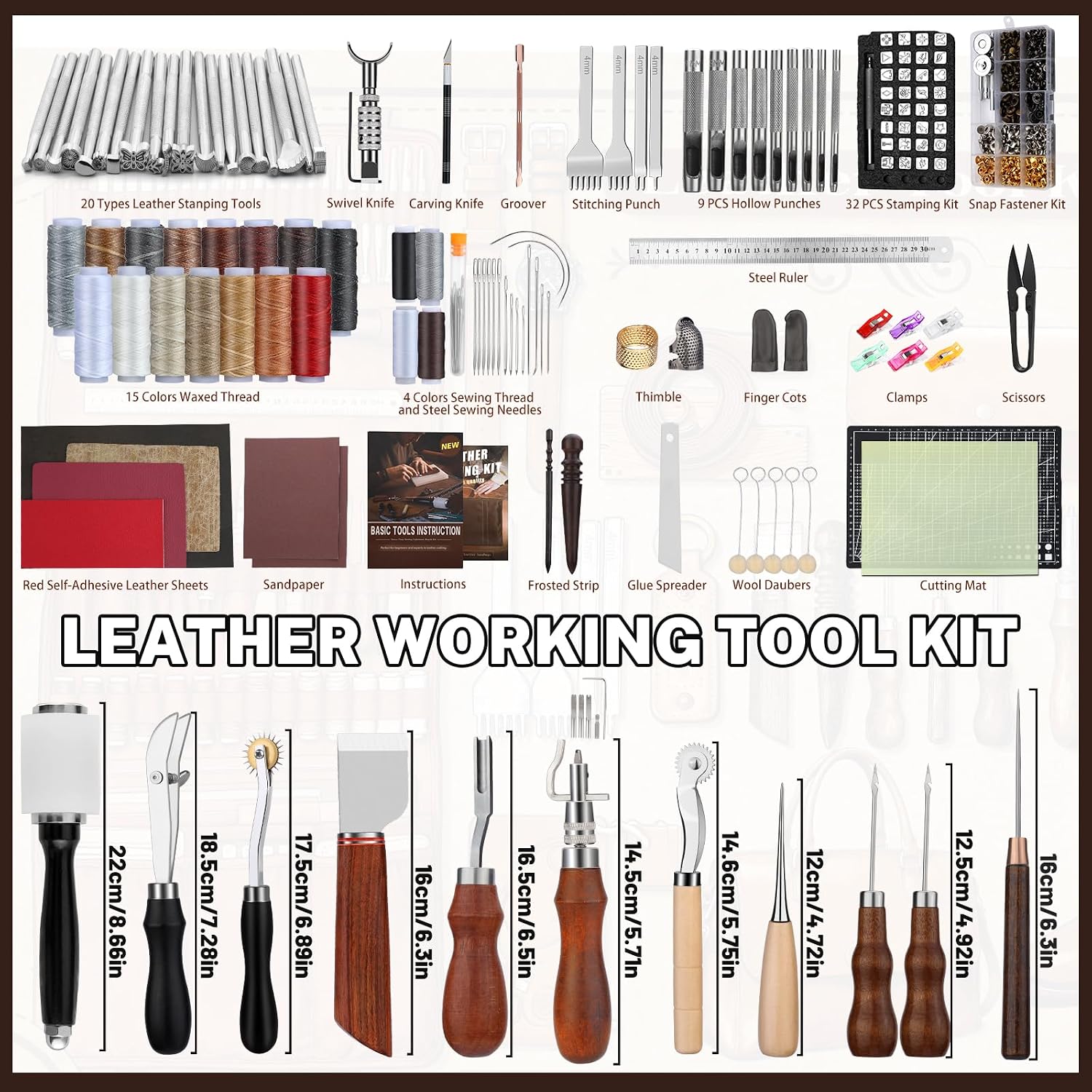Leather Working Kit, Leather W - огляд і ціна Craft Tools
