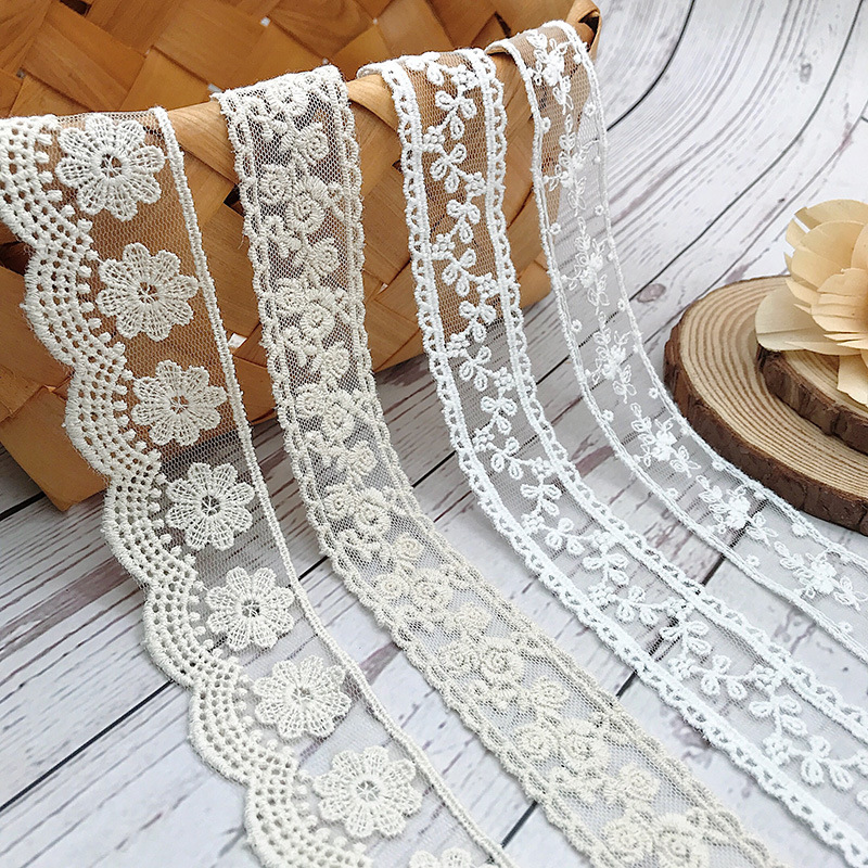 3Yards/Lot Embroidery White Be - огляд і ціна Cotton Embroidery Thread Skeins
