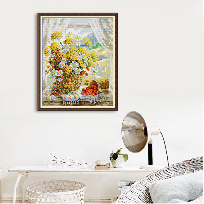 Stamped Cross Stitch Kit Canva - огляд і ціна Cross Stitch Stamped Kits Beginners